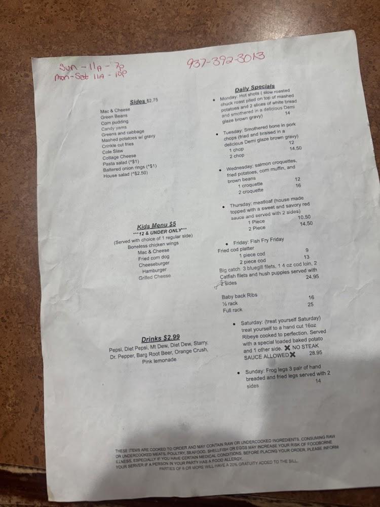 Ripley's Dinner Bell Menu image 3