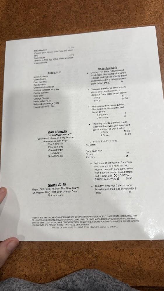 Ripley's Dinner Bell Menu image 4